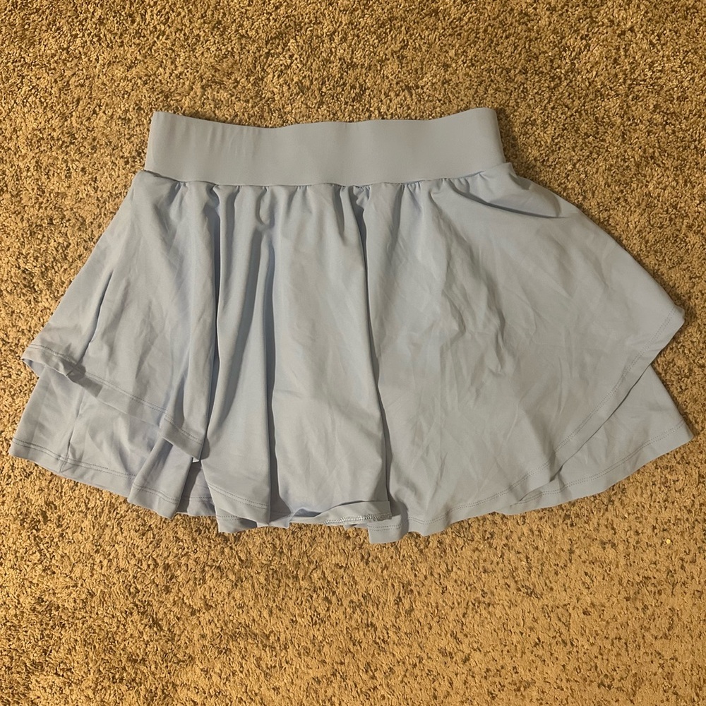 Light Blue Skater Skirt